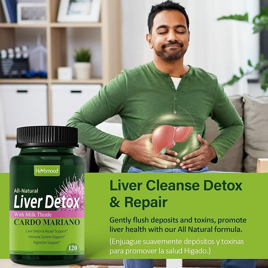 Herdmood Silymarin Milk Thistle Liver Detox 360Count