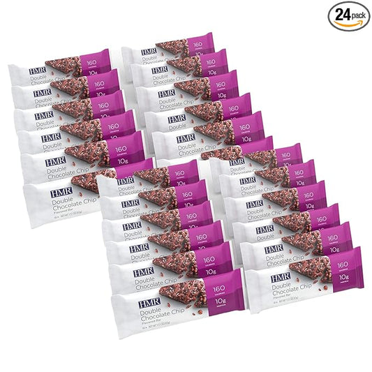 HMR Bar, Double Chocolate Chip Protein Bar 10g of 24 Count