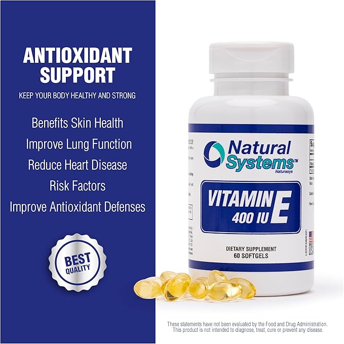 Vitamin E 60 Softgels 400 IU