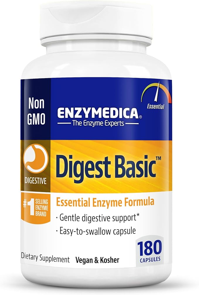 Enzymedica Digest Basic, Digestive Enzymes 180 Count