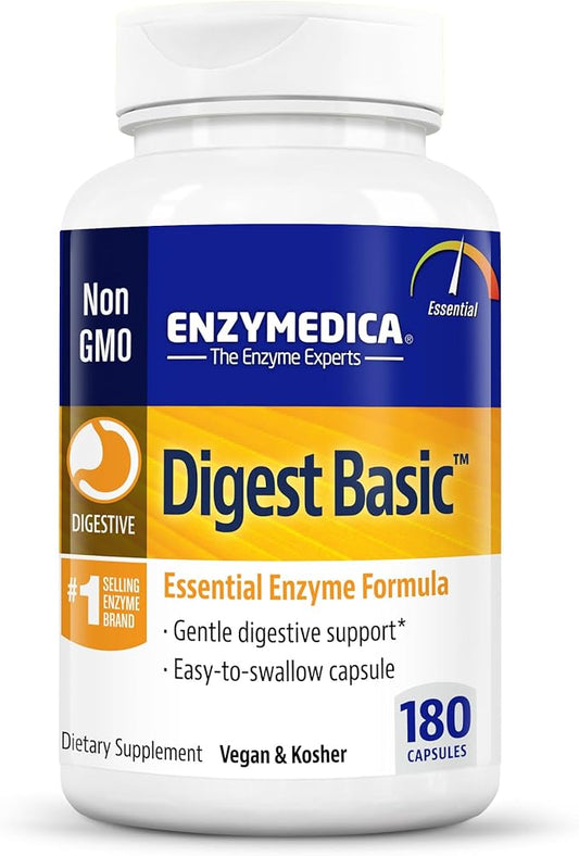 Enzymedica Digest Basic, Digestive Enzymes 180 Count