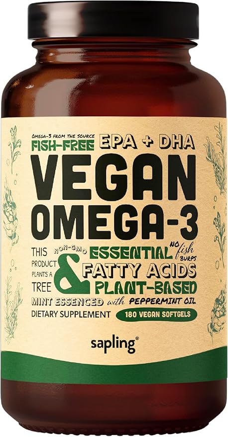 Vegan Omega 3 Supplement 180 Softgels