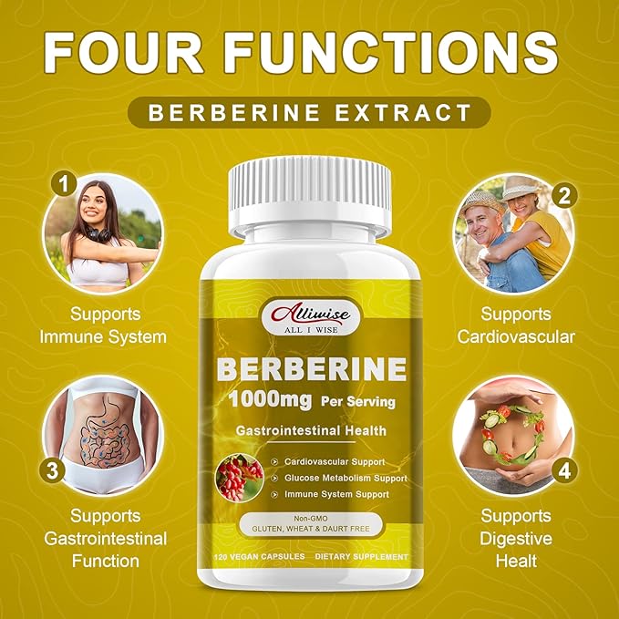 Berberine Supplement - 1000mg Berberine