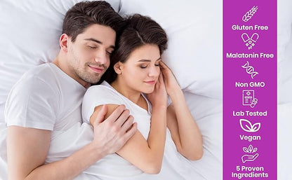Natural Sleep Aid for Longer, Restful (60 Vegan (1)