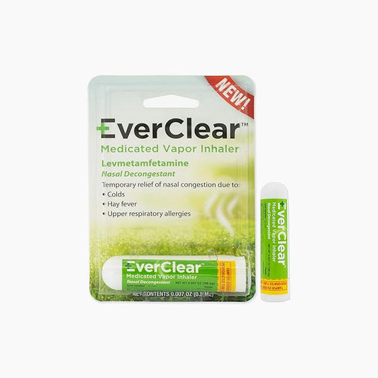 EverClear Medicated Vapor Inhaler, Nasal Decongestant 0.2 ml