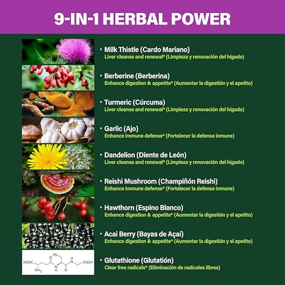 Liver Detox & Repair Capsules 120 Count