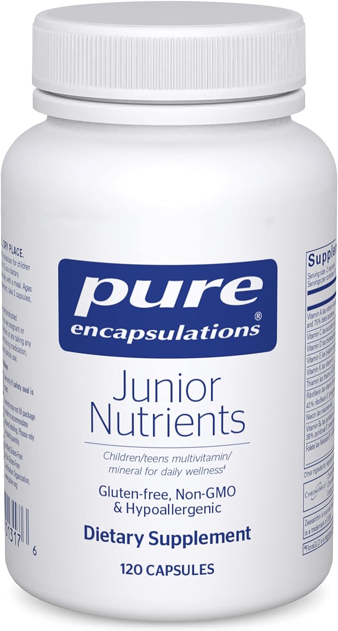 Pure Encapsulations Junior Nutrients D3 & 120 Capsules