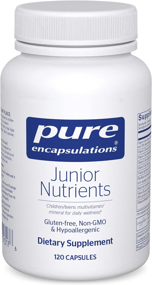 Pure Encapsulations Junior Nutrients D3 & 120 Capsules