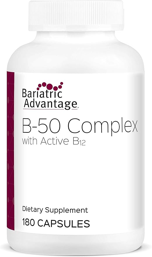 Bariatric Advantage B-50 Complex with Active B12, High 180 Count