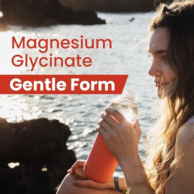 Magnesium Glycinate 500mg Supplement Capsules, Chelated 120 Veggie