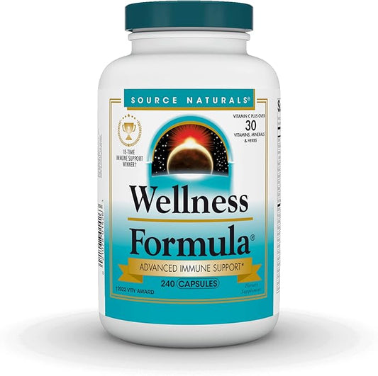 Source Naturals Wellness Formula Bio-Aligned Vitamins 240 Capsules