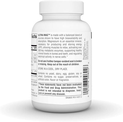 Source Naturals Ultra-Mag High-Efficiency Magnesium Complex 60 Tablets