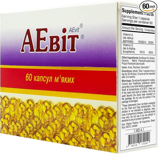 (A 100,000 IU and E vitamins 60 softgels (1)