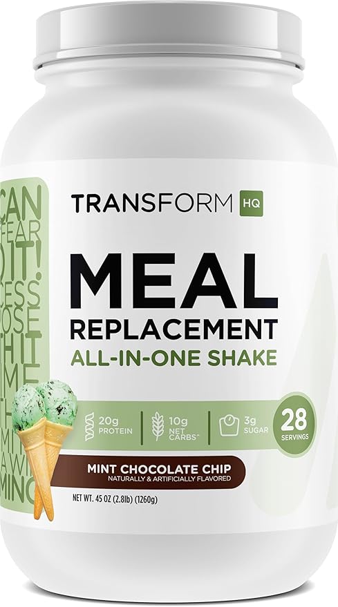 TransformHQ Meal Replacement Shake Powder 28 20G Protein