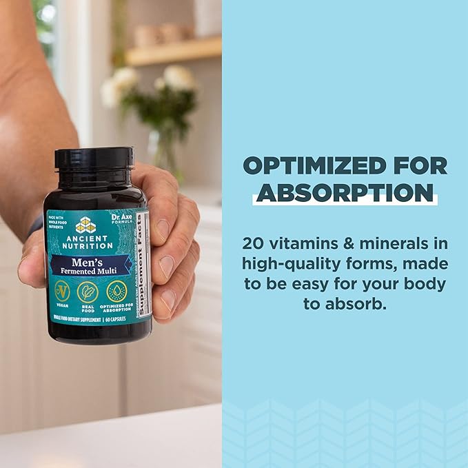 Ancient Nutrition Multivitamin for Men, Men's 60 Ct