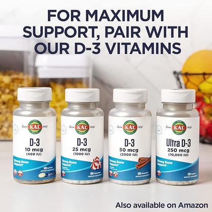 KAL Vitamin K2 MK7 ActivMelt 100 K2 MK7, MK7, Bone 60 Servings, 60 Micro