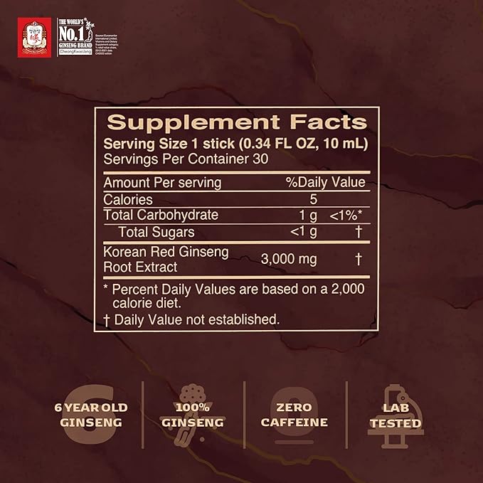 Korean Red Ginseng Everytime Limited 3000mg -30 Sticks