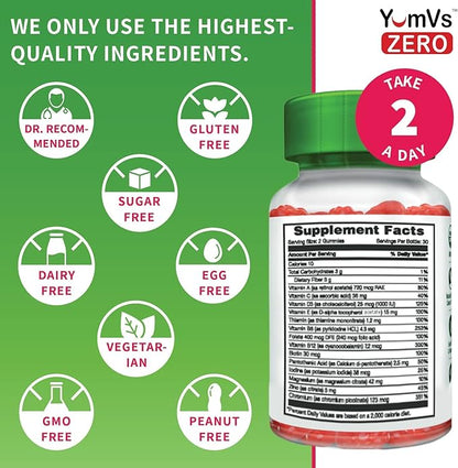 YUM-V'S YumVs Multivitamin Gummies 60 Count 2)