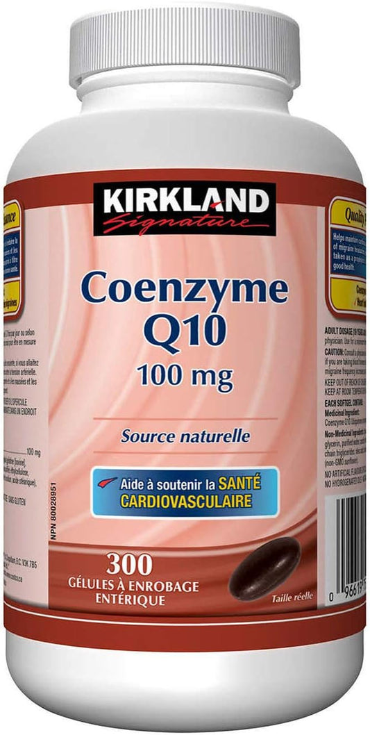 Kirkland Coenzyme Q10, 100mg, 300 enteric