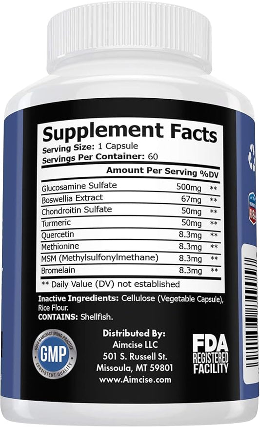 Performance ProJoint Supplement with Glucosamine and Turmeric 60 Day