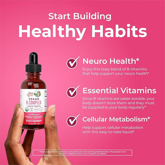 MaryRuth Organics Vitamin B Complex B12 | 2 Month