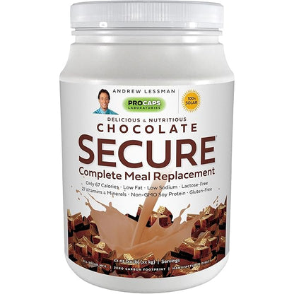 Andrew Lessman Secure Soy Complete Meal Replacement 60 Servings 67 Calories, 7 Grams