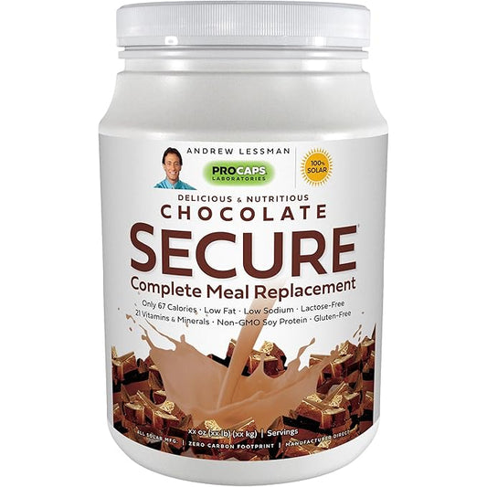 Andrew Lessman Secure Soy Complete Meal Replacement 60 Servings 67 Calories, 7 Grams