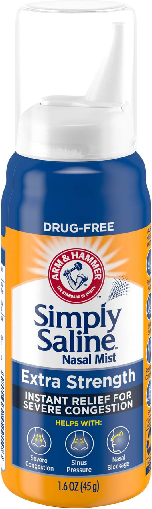 Arm & Hammer Simply Saline Nasal 1.6 Ounce