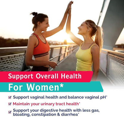 Innate Vitality Probiotics for Women, 50 Billion CFUs, 17 Proven Strains, 60 Veggie Caps, Formulated with Prebiotics and Cranberry Extract,Non-GMO, Supports Vaginal, Digestive and Immune Health