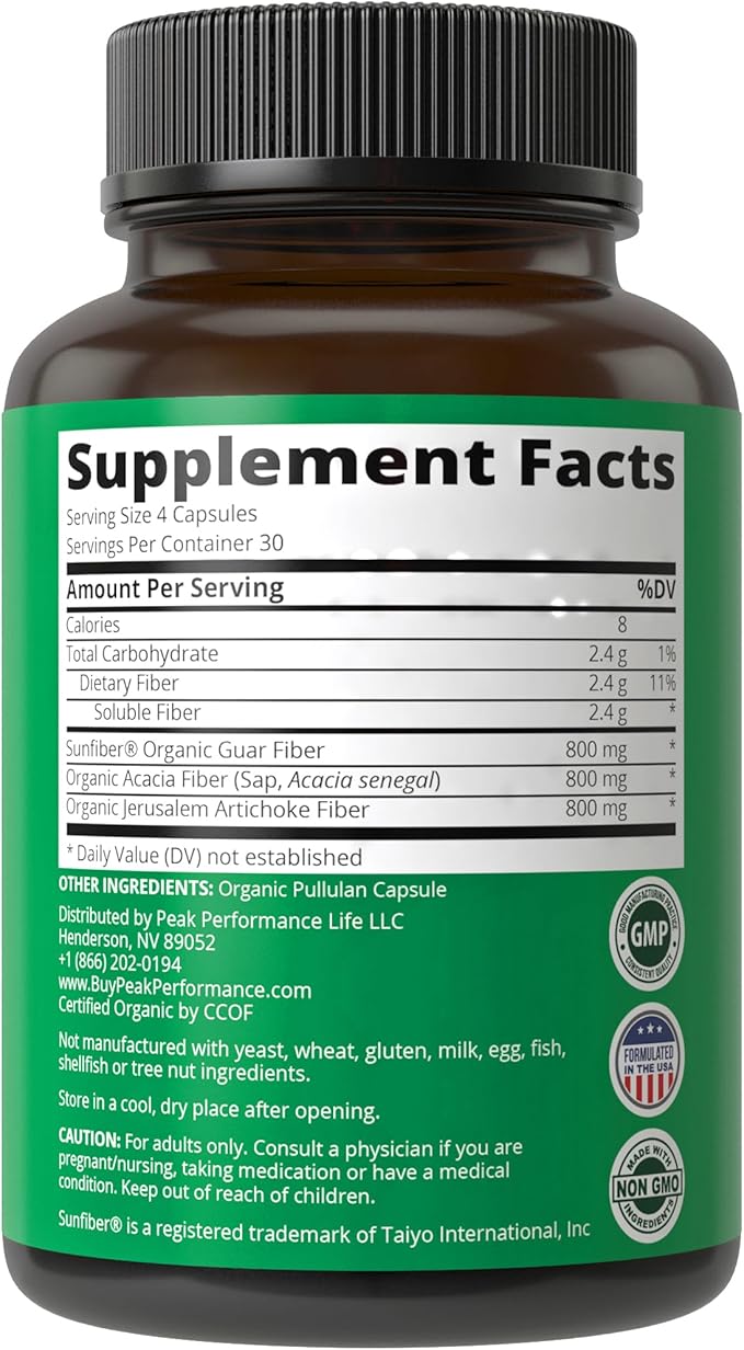 USDA Organic 3-in-1 Prebiotic Fiber