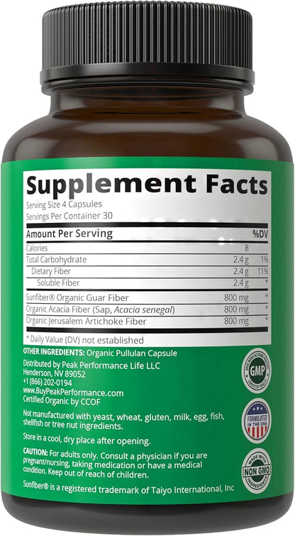 USDA Organic 3-in-1 Prebiotic Fiber