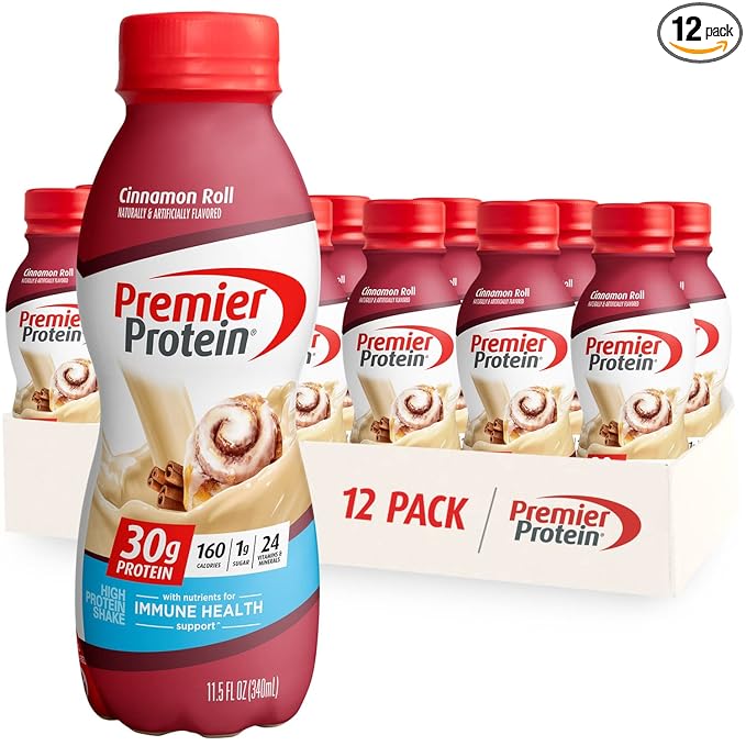 Premier Protein Shake, 30g Protein, 1g Sugar,24 Vitamins&Minerals Roll,11.5 fl 12