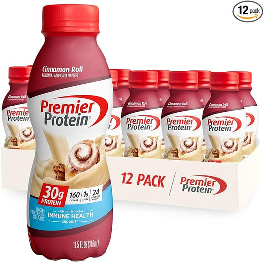 Premier Protein Shake, 30g Protein, 1g Sugar,24 Vitamins&Minerals Roll,11.5 fl 12