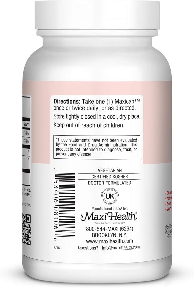 Maxi Health Circu-E 400 IU 60 Capsules