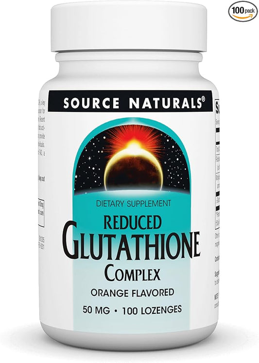 Source Naturals Reduced Glutathione Complex 50 100 Lozenges