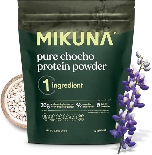 Mikuna Vegan Protein Powder (Unflavored, 10 Servings)