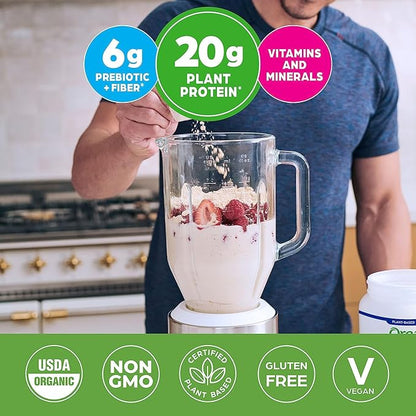 Orgain Organic Meal, Vegan Meal Replacement 20g Plant 6g Prebiotic 2.01lb