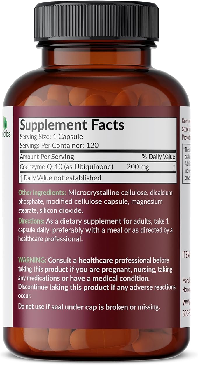 Futurebiotics CoQ10 200 MG Cellular Energy 120 Vegetarian