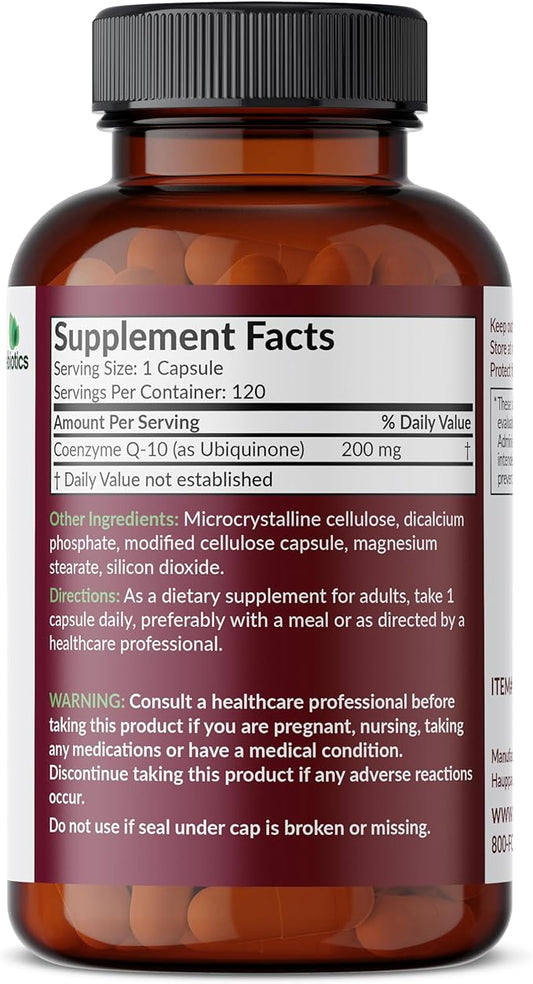 Futurebiotics CoQ10 200 MG Cellular Energy 120 Vegetarian