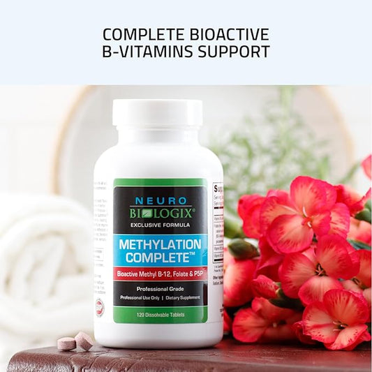 Neuro biologix Methylation Complete B12 Methylcobalamin, B6, & 5-MTHF for 120 Tablets