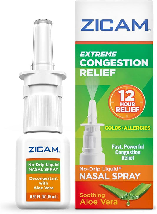 Zicam Extreme Congestion Relief No-Drip Liquid 0.5 Ounce
