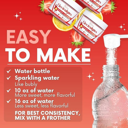 Zero Sugar - Strawberry Lemonade Punch 30 Servings