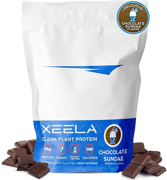 XEELA Plant Based Vegan Protein Powder 25g High