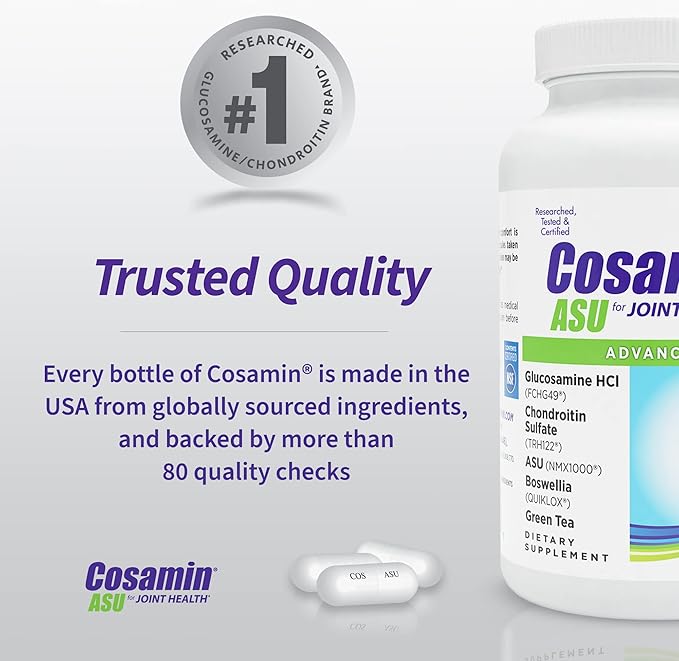 Nutramax Cosamin® ASU Joint Health Supplement 180 Capsules