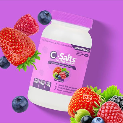 Buffered Vitamin C Powder: Organic Sugar-Free 26oz