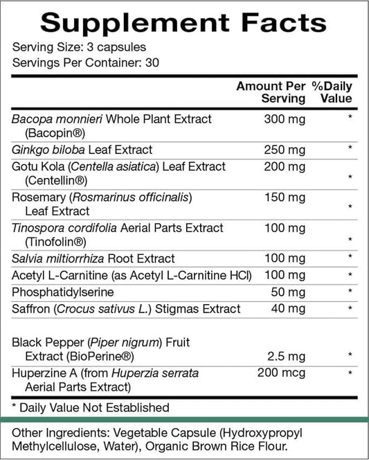 Natura Health Products Vibrant Mind (90 Capsules)