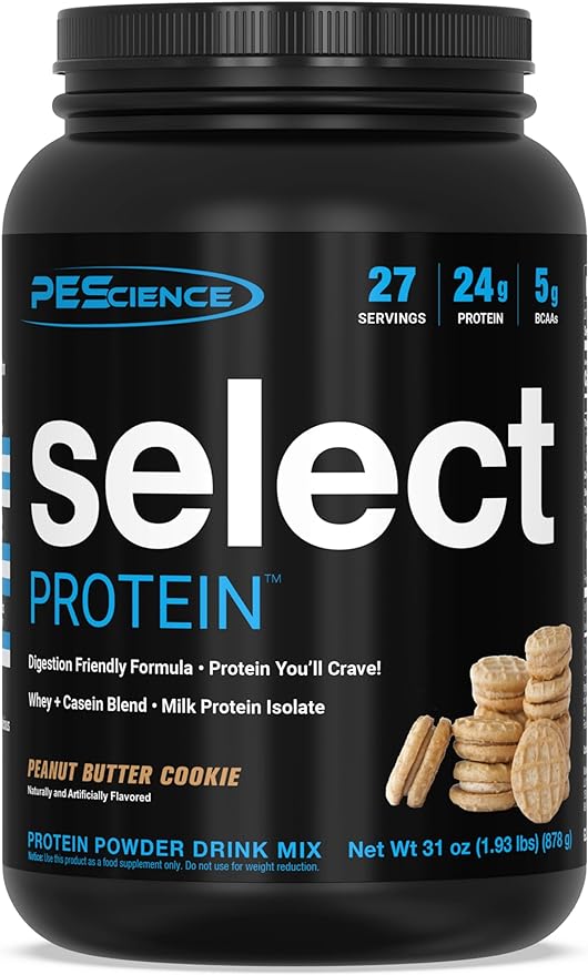 PEScience Select Protein, Peanut Butter Cookie, 27 Servings, 31 oz