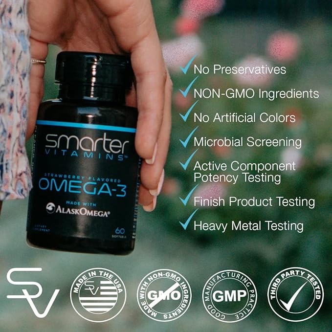 (2 Pack) Smarter Omega 3 Fish 2000mg, Potent OMEGA3, Joint