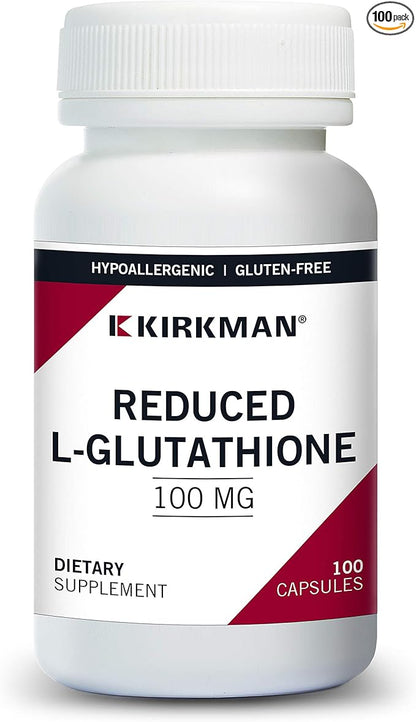Kirkman Reduced L-Glutathione 100 mg 100 Vegetarian