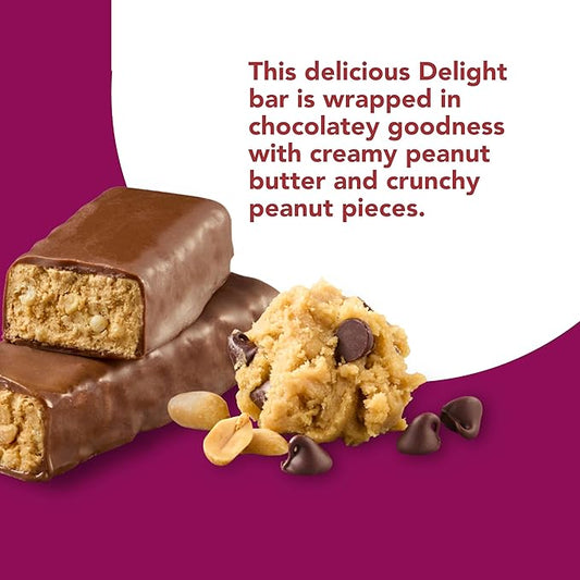 think! Delight, Keto Protein Bars, Healthy Low Carb, Gluten Free Snack - Chocolate Peanut Butter Cookie Dough, 10 Count (Packaging May Vary) (Pack of 2)